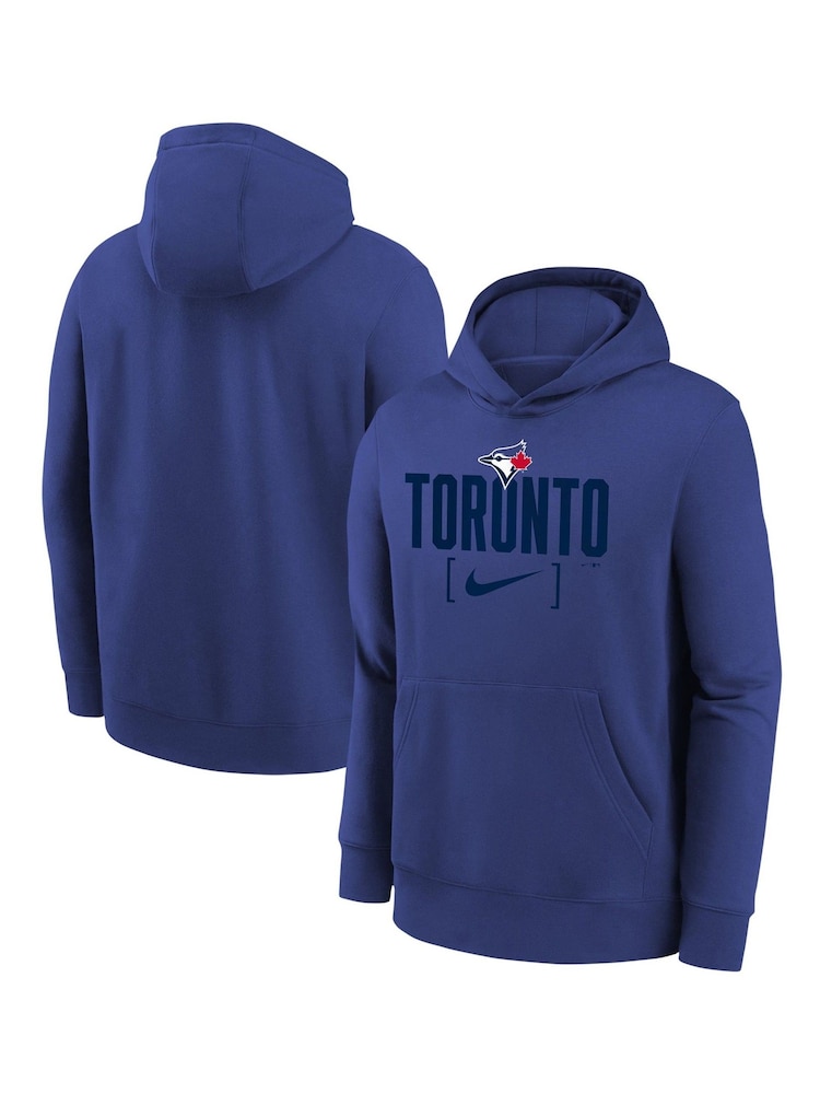 Fanatics Blue Toronto Jays Club Fleece Club Stack Youth Hoodie - Image 1 of 3