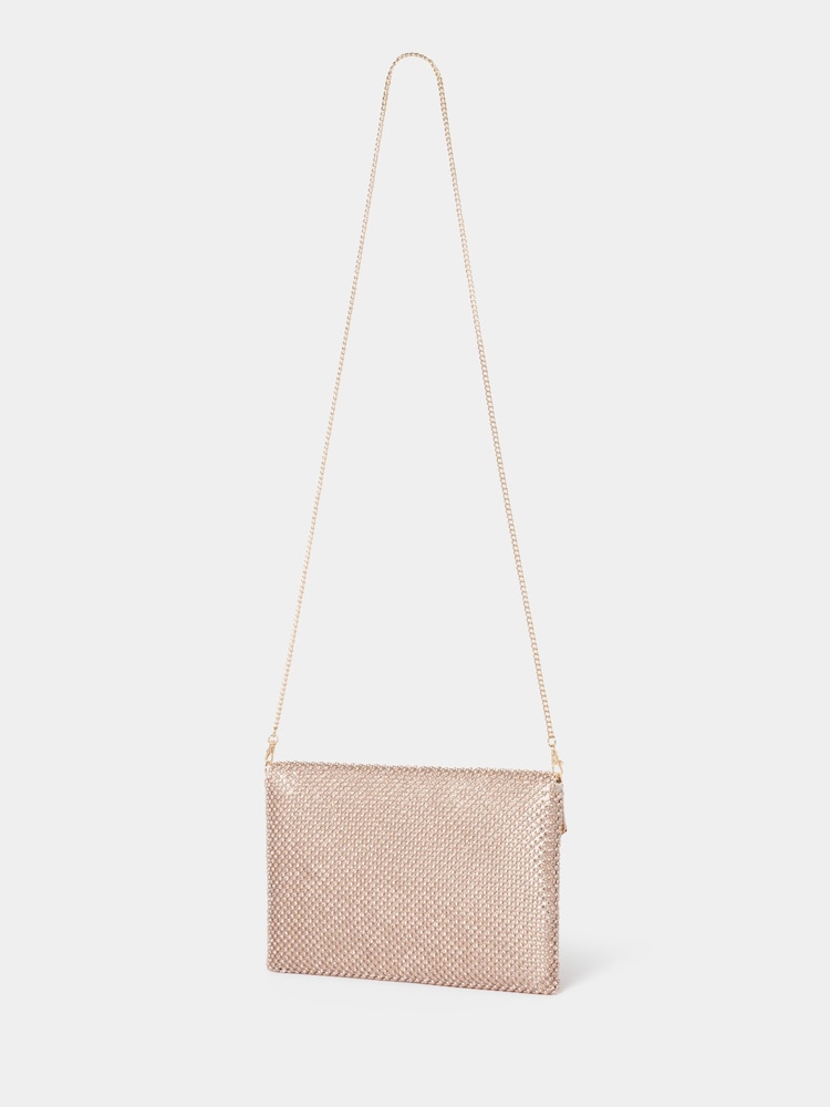 Forever New Natural Lea Envelope Clutch - Image 4 of 4