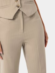Forever New Natural Emmie Straight Leg Trousers - Image 2 of 5