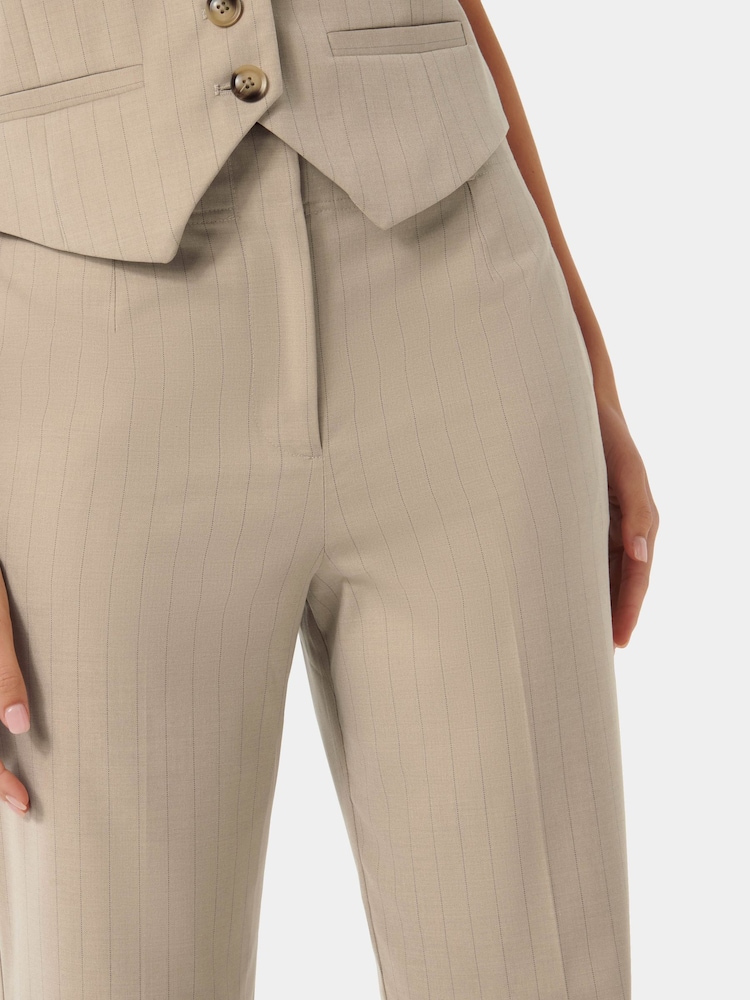 Forever New Natural Emmie Straight Leg Trousers - Image 2 of 5