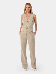 Forever New Natural Emmie Straight Leg Trousers - Image 5 of 5