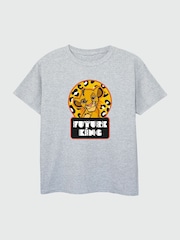 Brands In Grey Boys Disney The Lion King 100% Cotton T-Shirt - Image 1 of 3