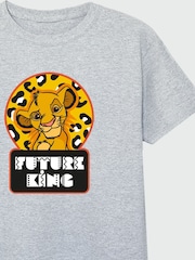 Brands In Grey Boys Disney The Lion King 100% Cotton T-Shirt - Image 2 of 3