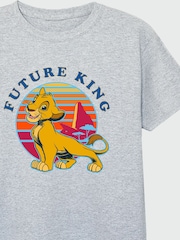 Brands In Grey Boys Disney The Lion King 100% Cotton T-Shirt - Image 2 of 3