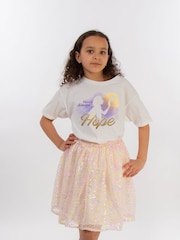 Brands In Cream Girls Wish Gradient There Is Always Hope Sand 100% Cotton T-Shirt - Image 1 of 3