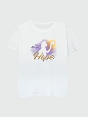 Brands In Cream Girls Wish Gradient There Is Always Hope Sand 100% Cotton T-Shirt - Image 2 of 3