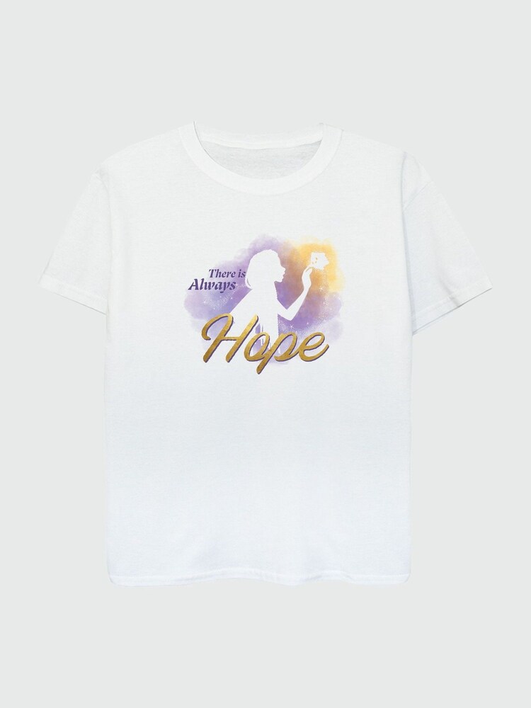 Brands In Cream Girls Wish Gradient There Is Always Hope Sand 100% Cotton T-Shirt - Image 2 of 3