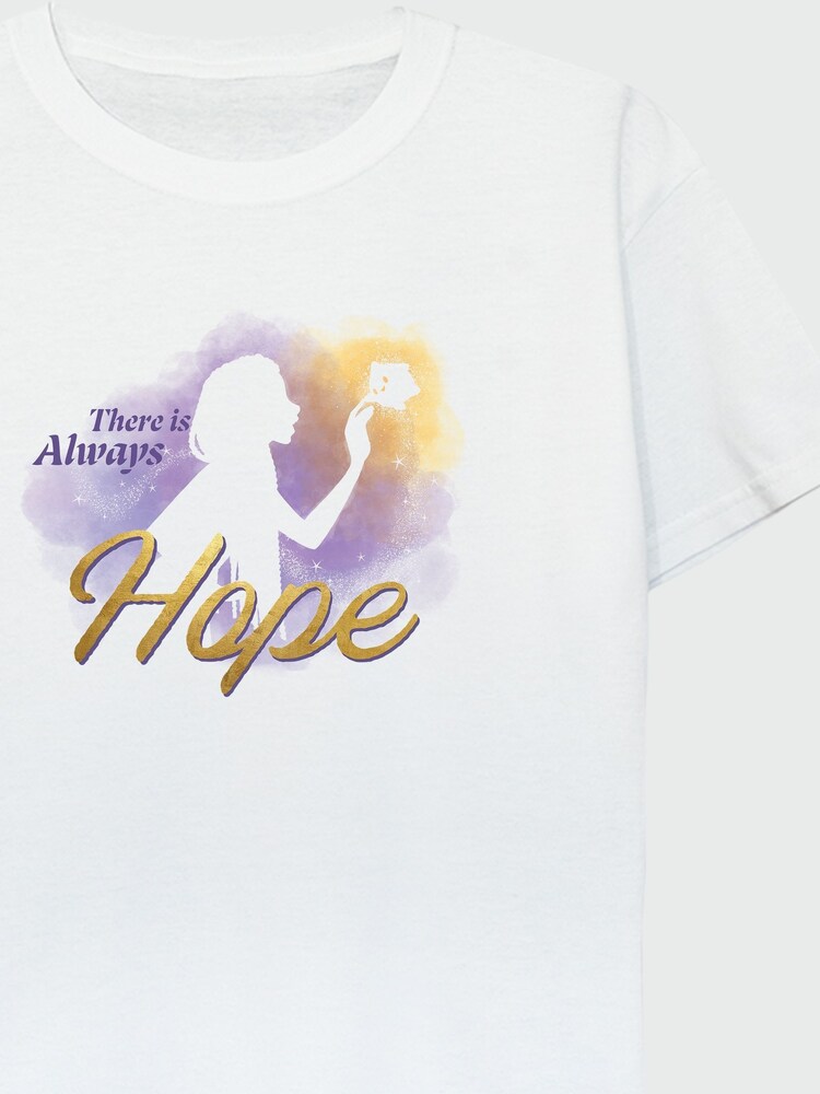 Brands In Cream Girls Wish Gradient There Is Always Hope Sand 100% Cotton T-Shirt - Image 3 of 3