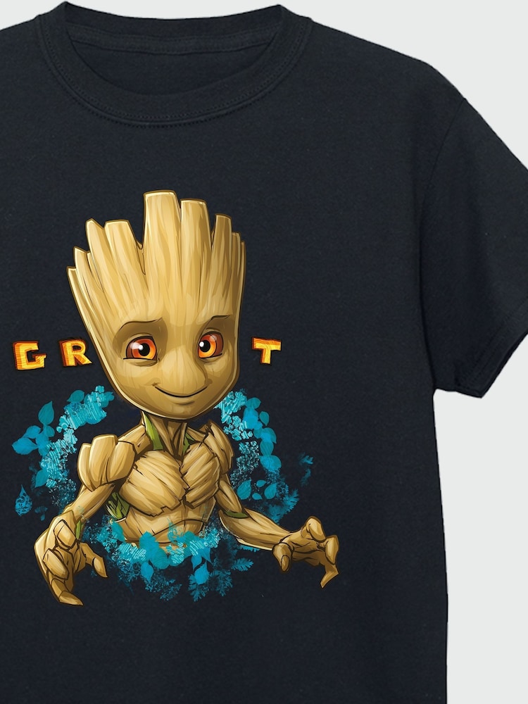 Brands In Black 100% Cotton Guardians Of The Galaxy Boys T-Shirt - Image 3 of 3