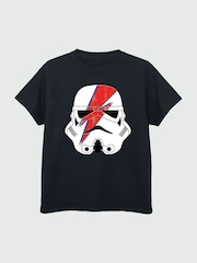 Brands In Black 100% Cotton Star Wars Command Stormtrooper Glam Boys T-Shirt - Image 2 of 3