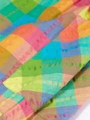 Frugi Girls Blue Checkered Shorts - Image 3 of 3