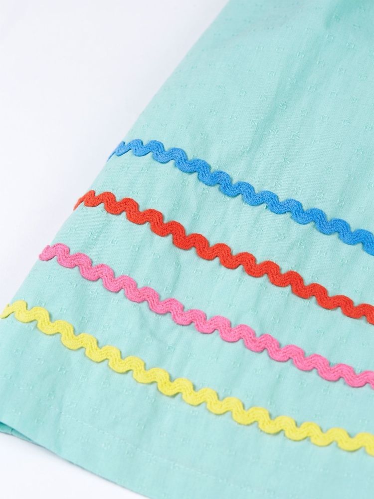 Frugi Green Parrot Party Dress - Image 6 of 6
