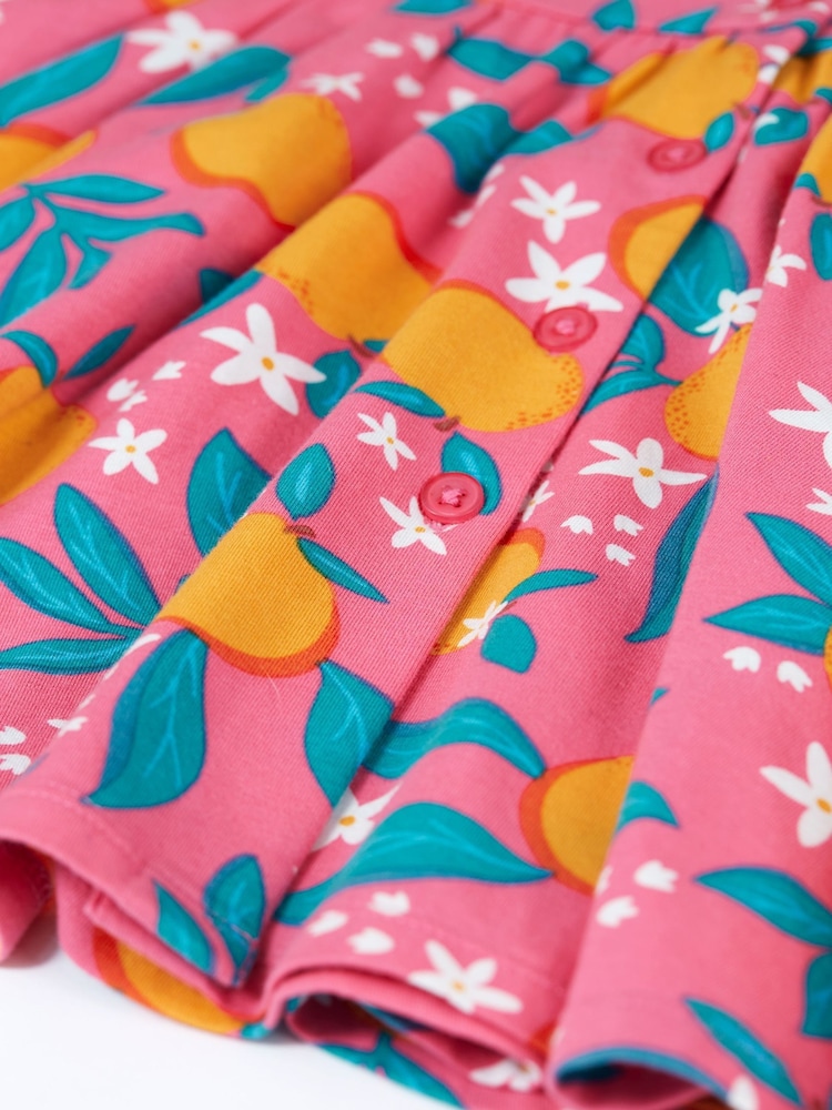 Frugi Girls Pink Dress - Image 2 of 5