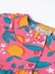 Frugi Girls Pink Dress - Image 3 of 5
