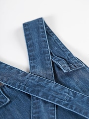 Frugi Blue Tractor Dungarees - Image 6 of 6