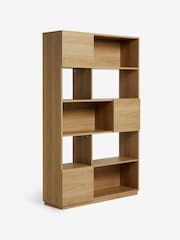 MADE.COM Oak Effect Blaze Wide Shelving Unit - Image 1 of 2