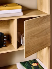 MADE.COM Oak Effect Blaze Wide Shelving Unit - Image 3 of 5