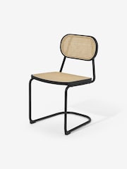 MADE.COM Set of 2 Black Leora Dining Chairs - Image 1 of 3