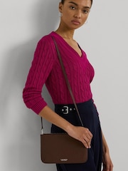Lauren Ralph Lauren Medium Leather Landyn Cross-Body Bag - Image 2 of 6