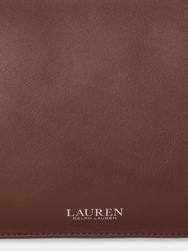 Lauren Ralph Lauren Medium Leather Landyn Cross-Body Bag - Image 6 of 6