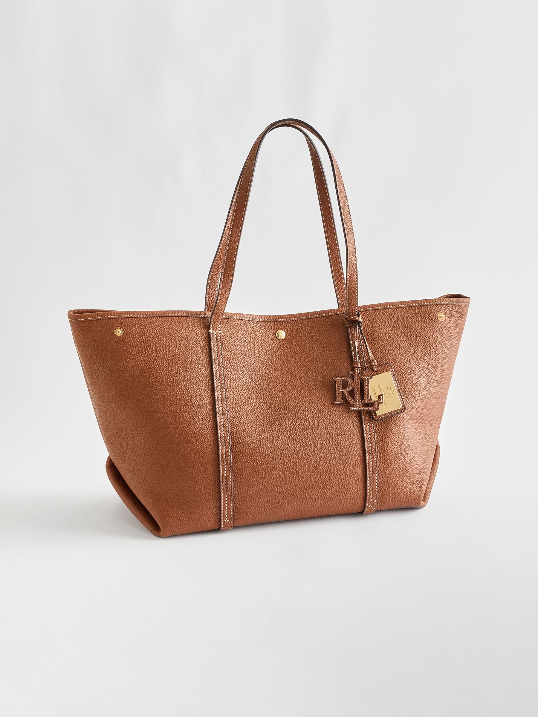 Sat n al Lauren Ralph Lauren Pebbled Leather Large Emerie Tote Bag Next Turkey sitesinden