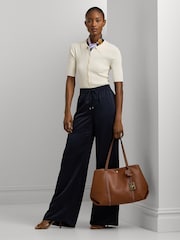 Lauren Ralph Lauren Pebbled Leather Large Emerie Tote Bag - Image 11 of 11
