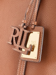 Lauren Ralph Lauren Pebbled Leather Large Emerie Tote Bag - Image 5 of 11