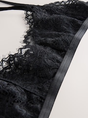 Black Lace Suspender Belt - Image 8 of 9