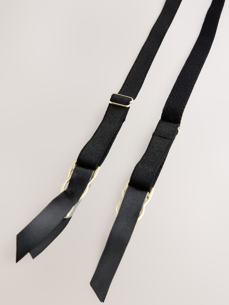 Black Lace Suspender Belt - Image 9 of 9