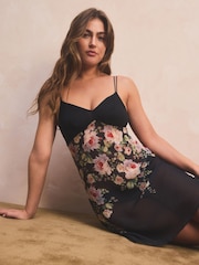 Floral Print Sheer Strappy Slip - Image 2 of 8