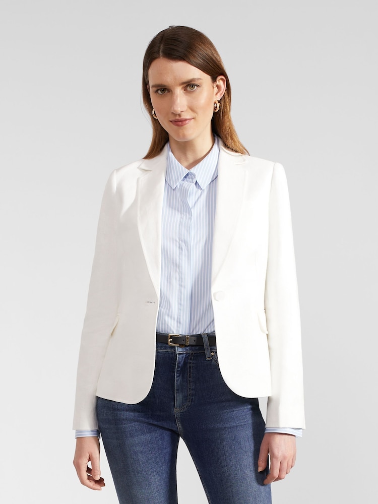 Hobbs Cream Petite Blake Jacket - Image 2 of 5
