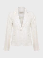 Hobbs Cream Petite Blake Jacket - Image 5 of 5