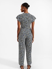 Hobbs Blue Eden Jersey Jumpsuit - Image 2 of 4