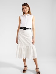 Hobbs White Jemma Skirt - Image 1 of 4