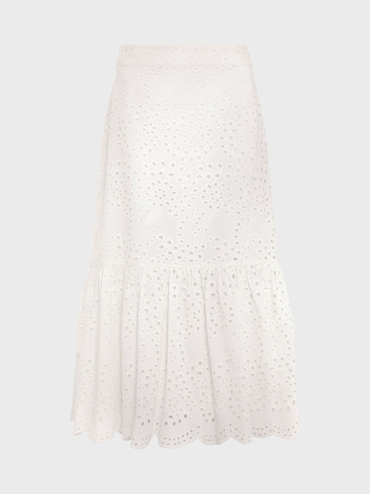 Hobbs White Jemma Skirt - Image 4 of 4