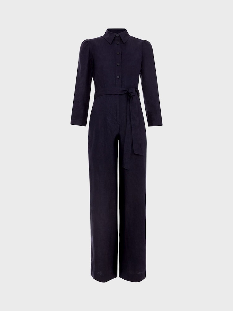 Hobbs Blue Petite Ceira Jumpsuit - Image 3 of 3