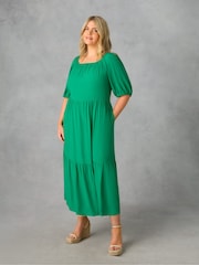 Live Unlimited Curve – Maxikleid mit Puffärmeln - Bild 1 von 3