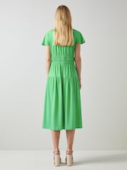 LK Bennett Chloe Cotton-Lenzing™ Ecovero™ Viscose Dress - Image 2 of 3