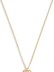COACH Gold Tone Heart Pendant Necklace - Image 1 of 2