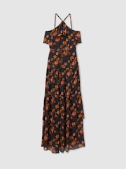 Paige Silk Georgette Floral Print Maxi Dress - Image 1 of 5