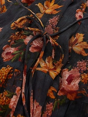 Paige Silk Georgette Floral Print Maxi Dress - Image 2 of 5