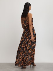 Paige Silk Georgette Floral Print Maxi Dress - Image 4 of 5