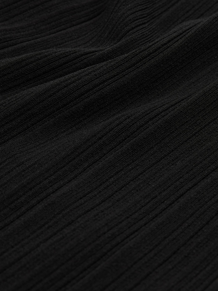 Paige Ribbed Boat Neck Top - Image 5 of 5