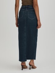 Paige High Rise Denim Maxi Skirt - Image 4 of 5