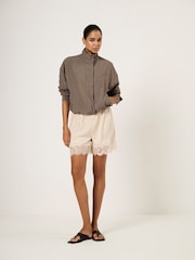 Chaqueta a cuadros con Cuello alzado JDY - Imagen 1 de 4