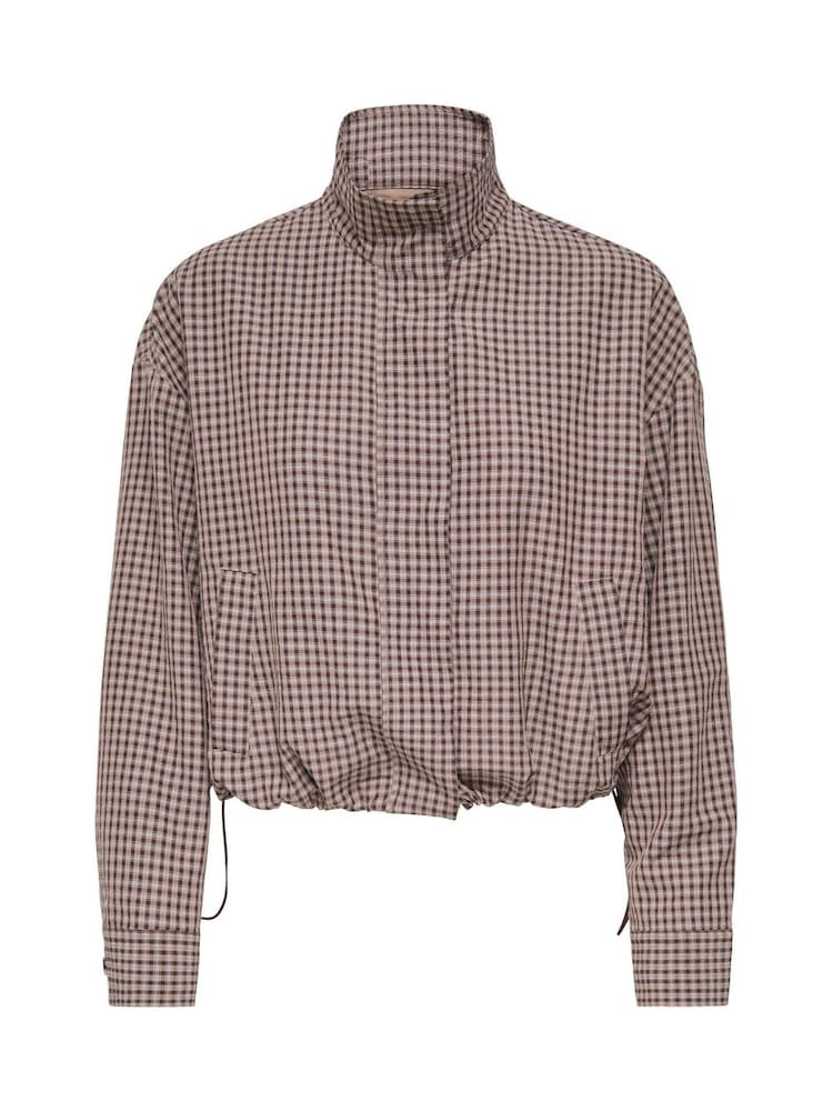 Chaqueta a cuadros con Cuello alzado JDY - Imagen 2 de 4