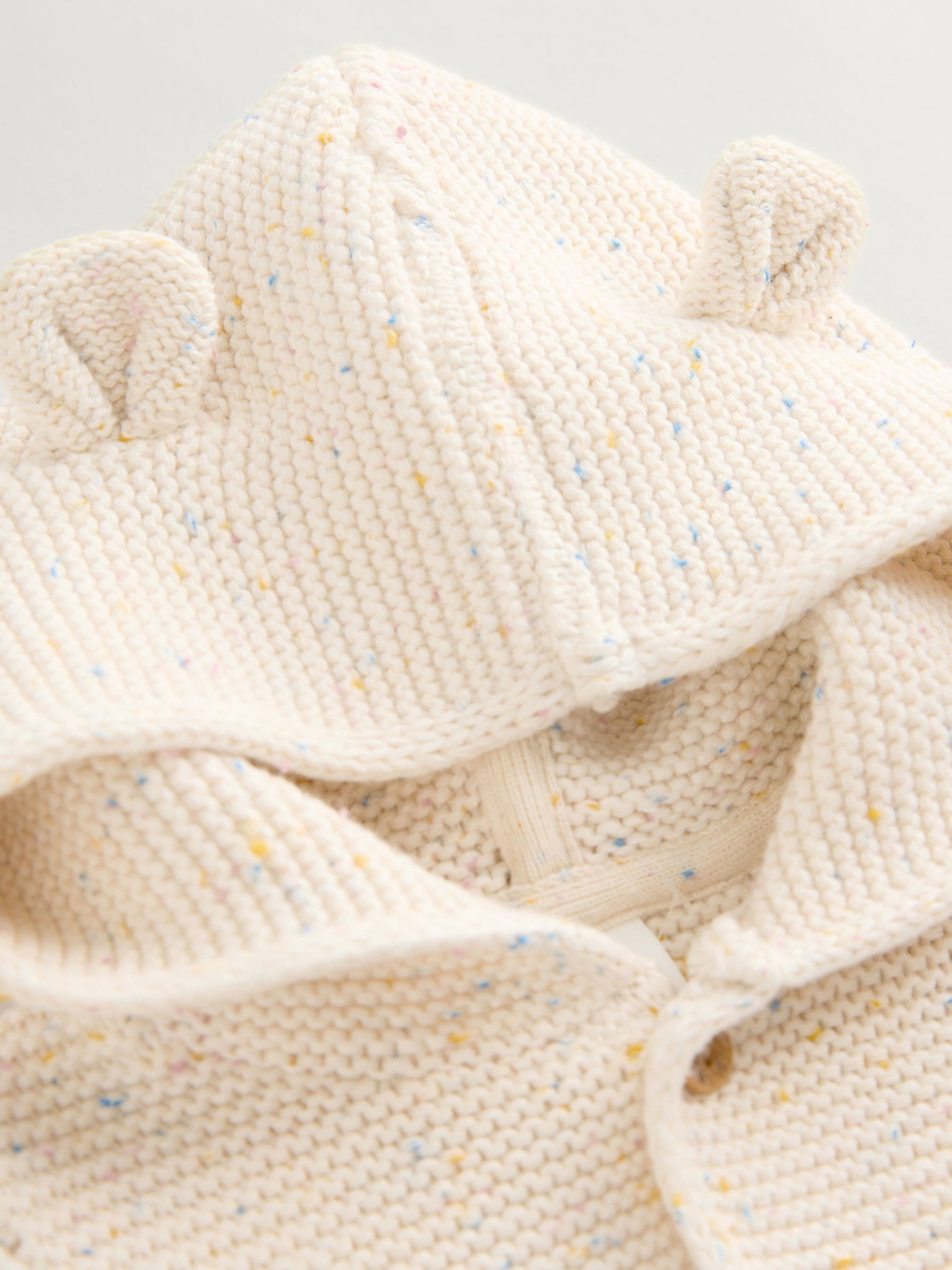 Buy Ecru Neppy Knitted Hooded Baby Cardigan from Next South Africa