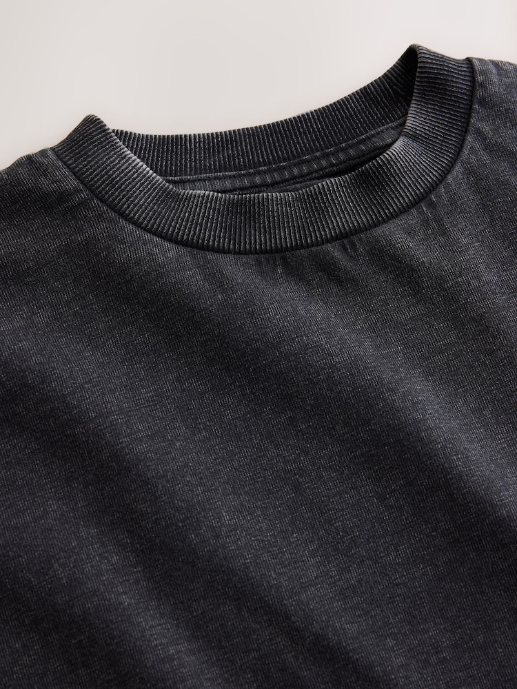 Charcoal Grey Snake Washed Graphic T-Shirt (3-16yrs) - Image 4 of 4 Charcoal Grey Snake Washed Graphic T-Shirt (3-16yrs) - Image 4 of 4