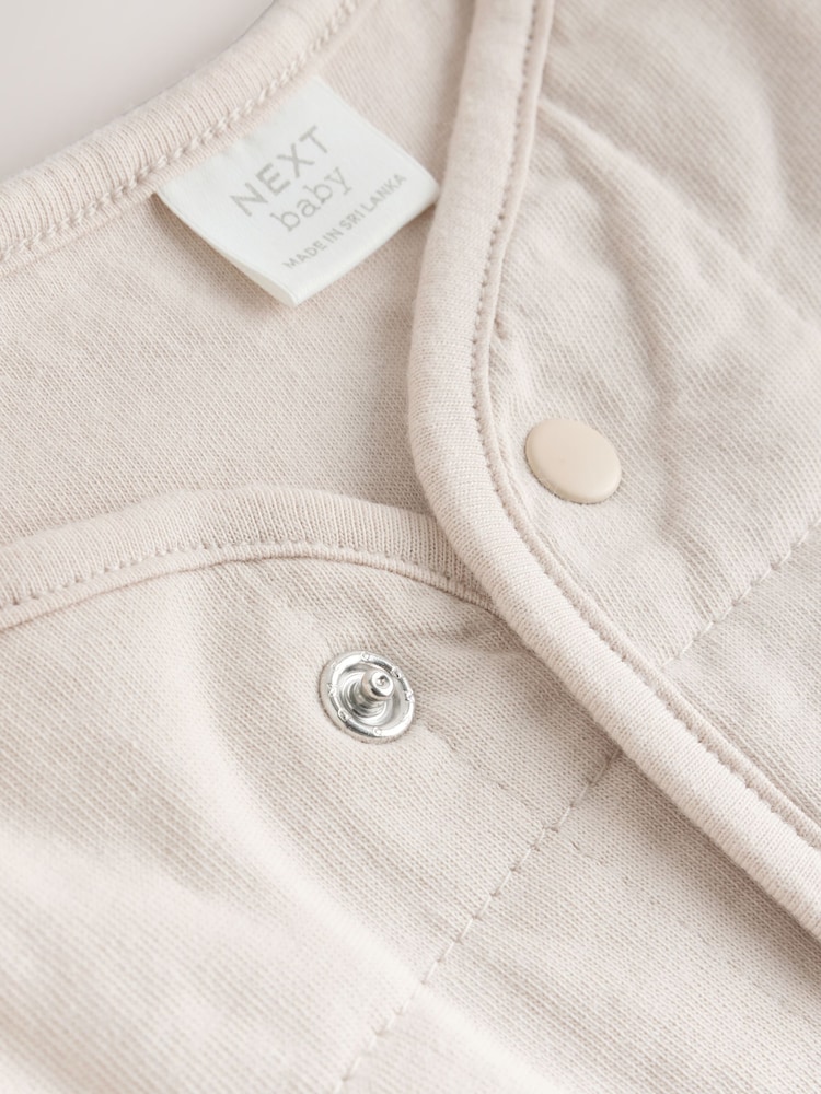 Ecru Quilted Milk Club Baby Jacket - Image 6 of 6