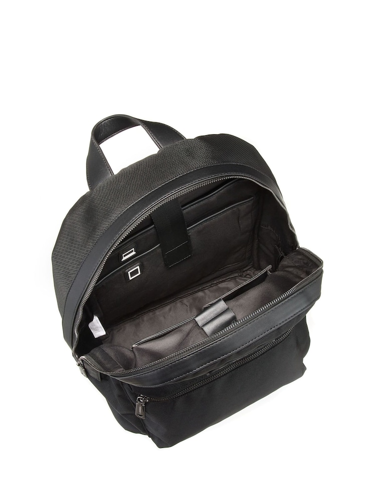 Valentino Bags Black Nik Re Canvas Backpack - Image 4 of 4